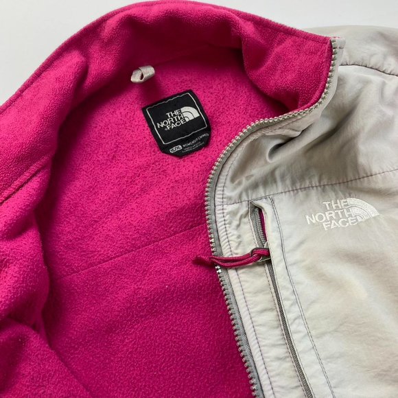 Vintage The North Face Denali Fleece Pink Grey Medium. - Picture 4 of 4